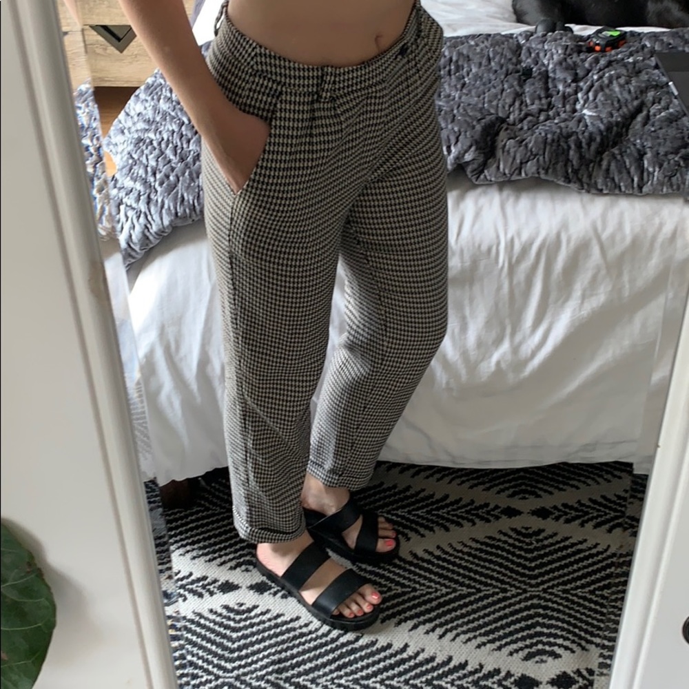 ASOS Dogtooth Rollup Pant.